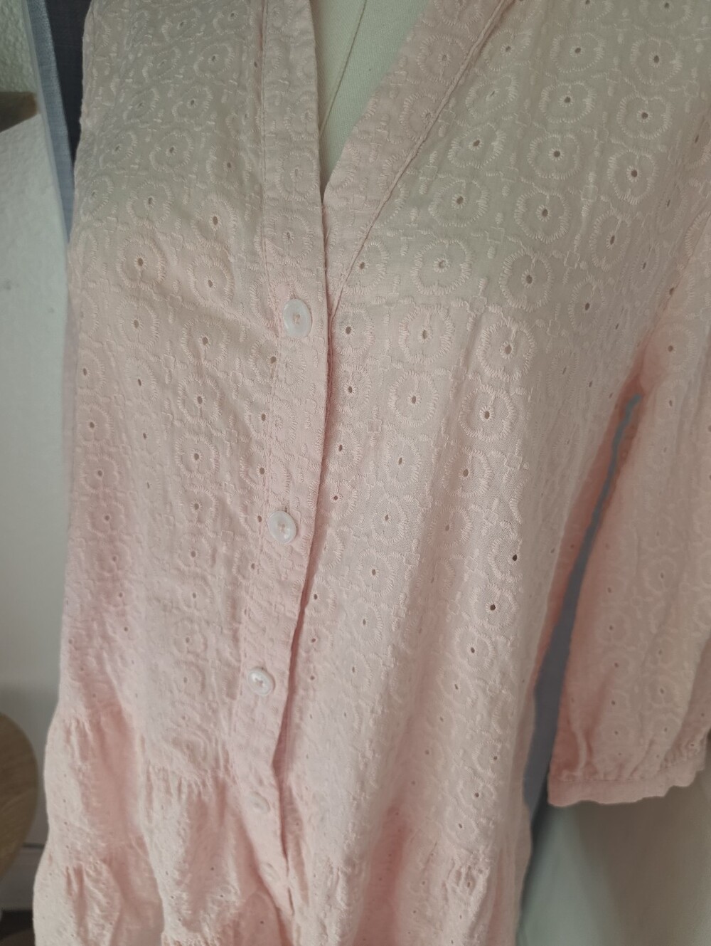 Tommy Hilfiger Pink Eyelet Dress - Picture 2 of 6